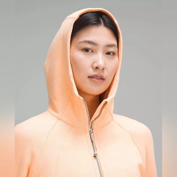 SOLD*** Scuba Full-Zip Cropped Hoodie - Summer Glow - 6 - Picture 4 of 12